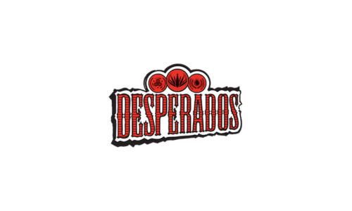 Logo Desperados w czerwono-czarnej kolorystyce